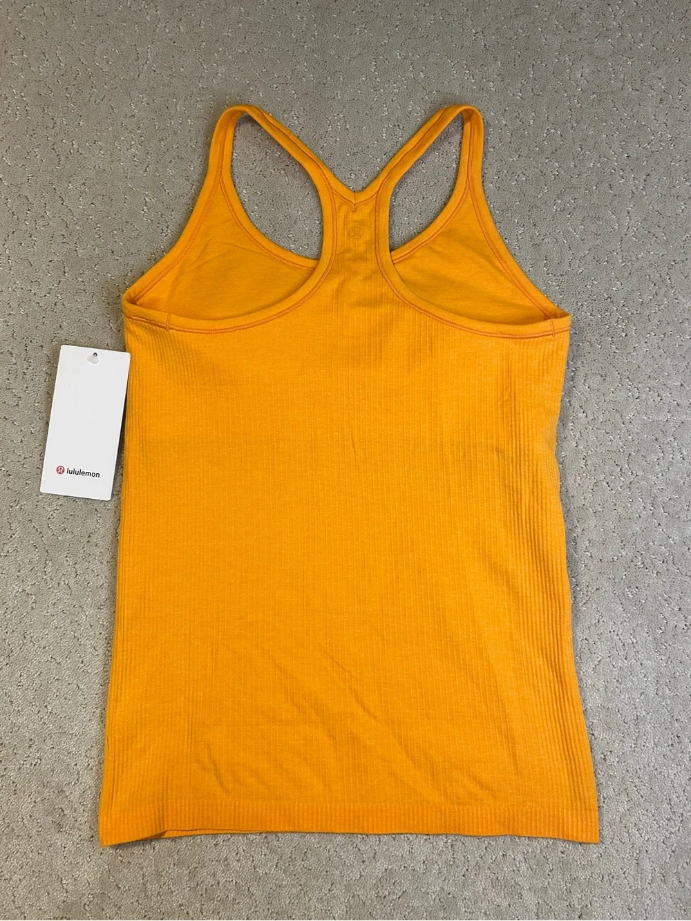 NWT Lululemon Ebb to Street Tank Top Citrus Sizzle - Size 10